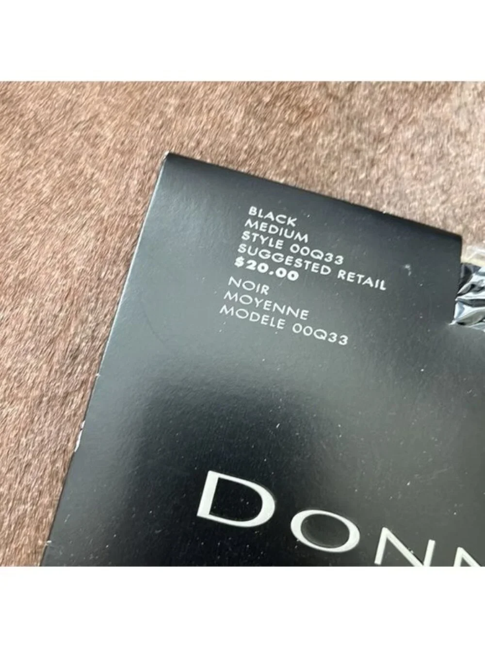 Donna Karan DKNY Comfort Toners Black Tights Pantyhose